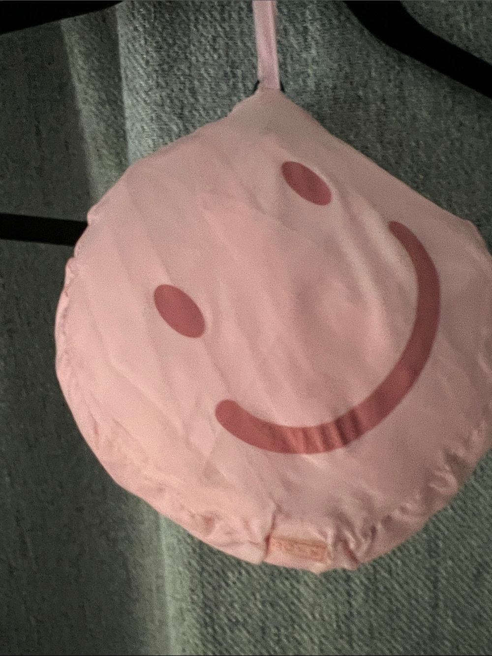 Pink Smiley Face Rain Poncho